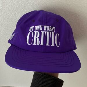 MY OWN WORST CRITIC NYLON DAD HAT